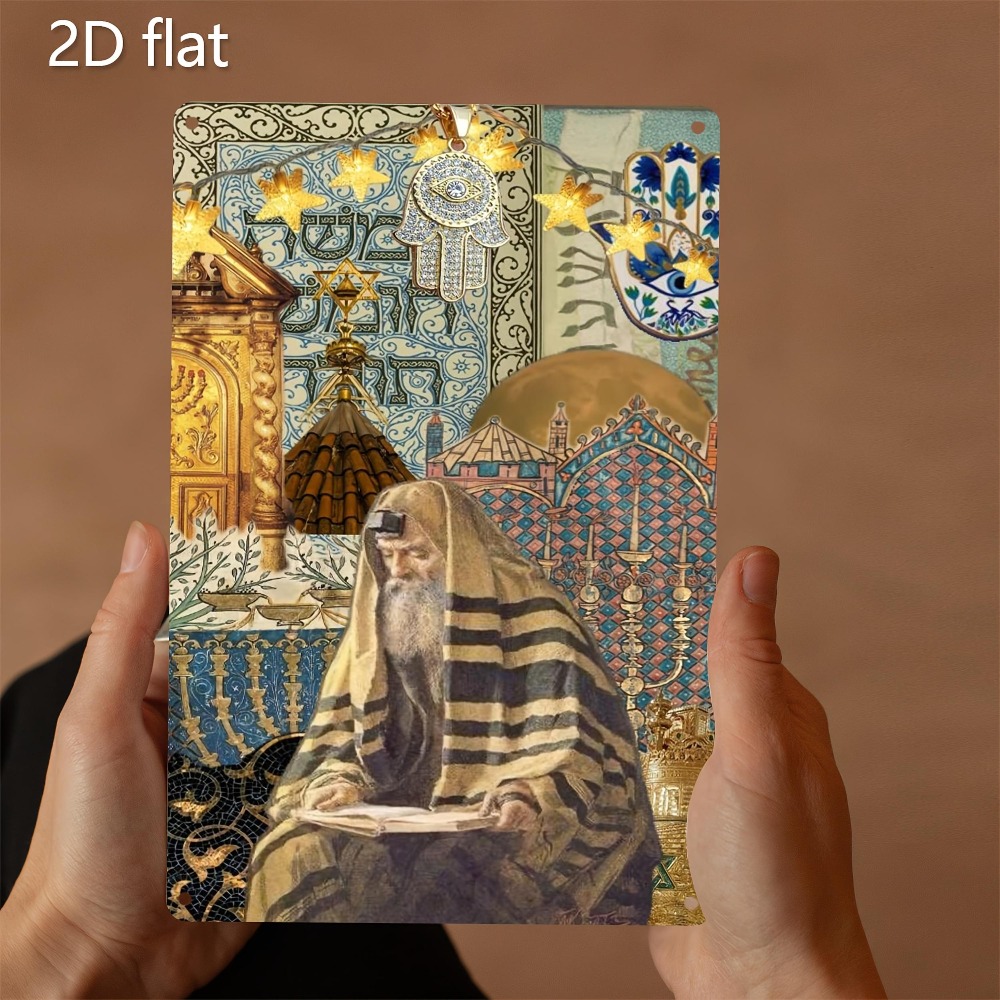 Home Decor You - لوحة جدارية معدنية مقاومة للماء من
