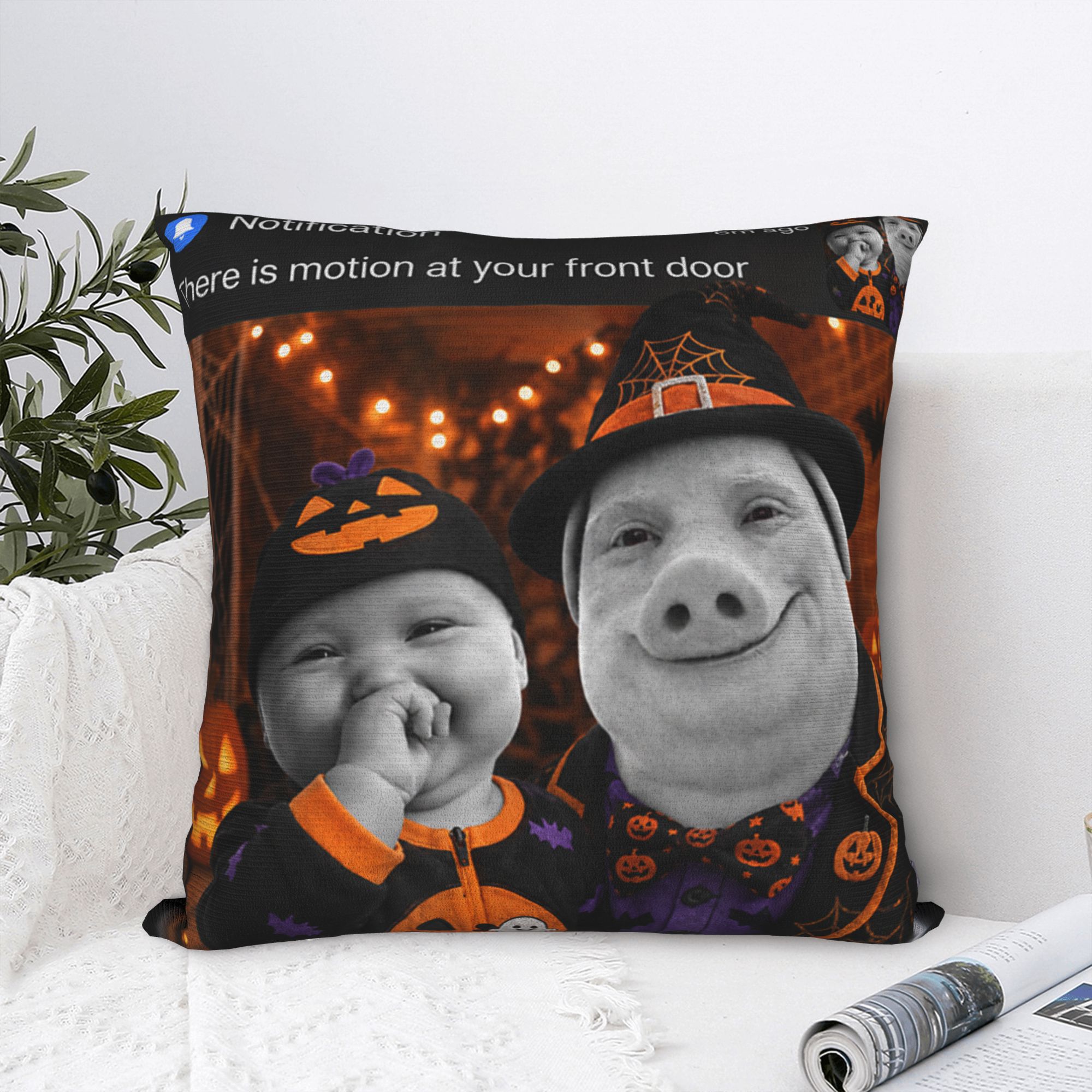 Home Decor Ai Free - غطاء وسادة ممتع بتصميم ميم جون