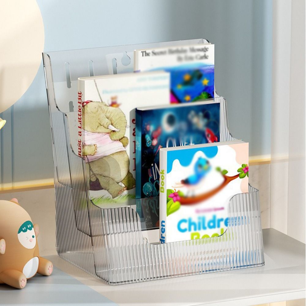 Home Decor Brochure - واضح كتيب عرض حامل البلاستيك 3