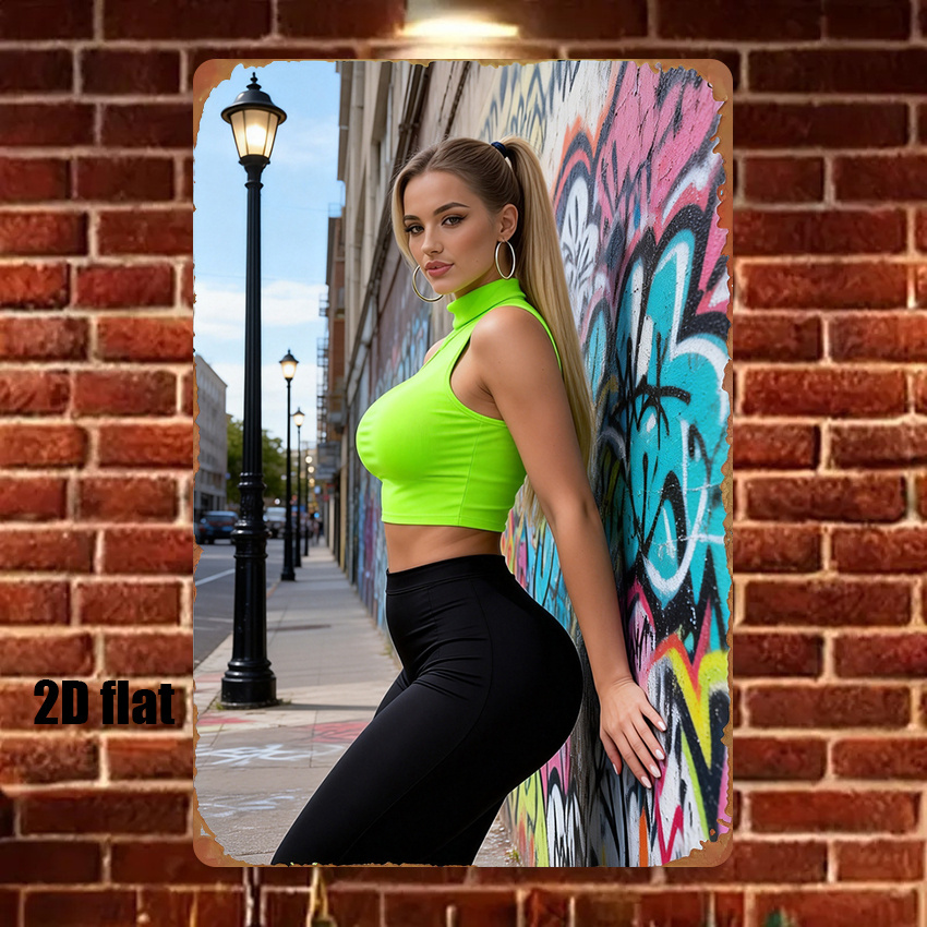 Home Decor Games Free - لافتة معدنية عتيقة ثنائية الأبعاد بتصميم