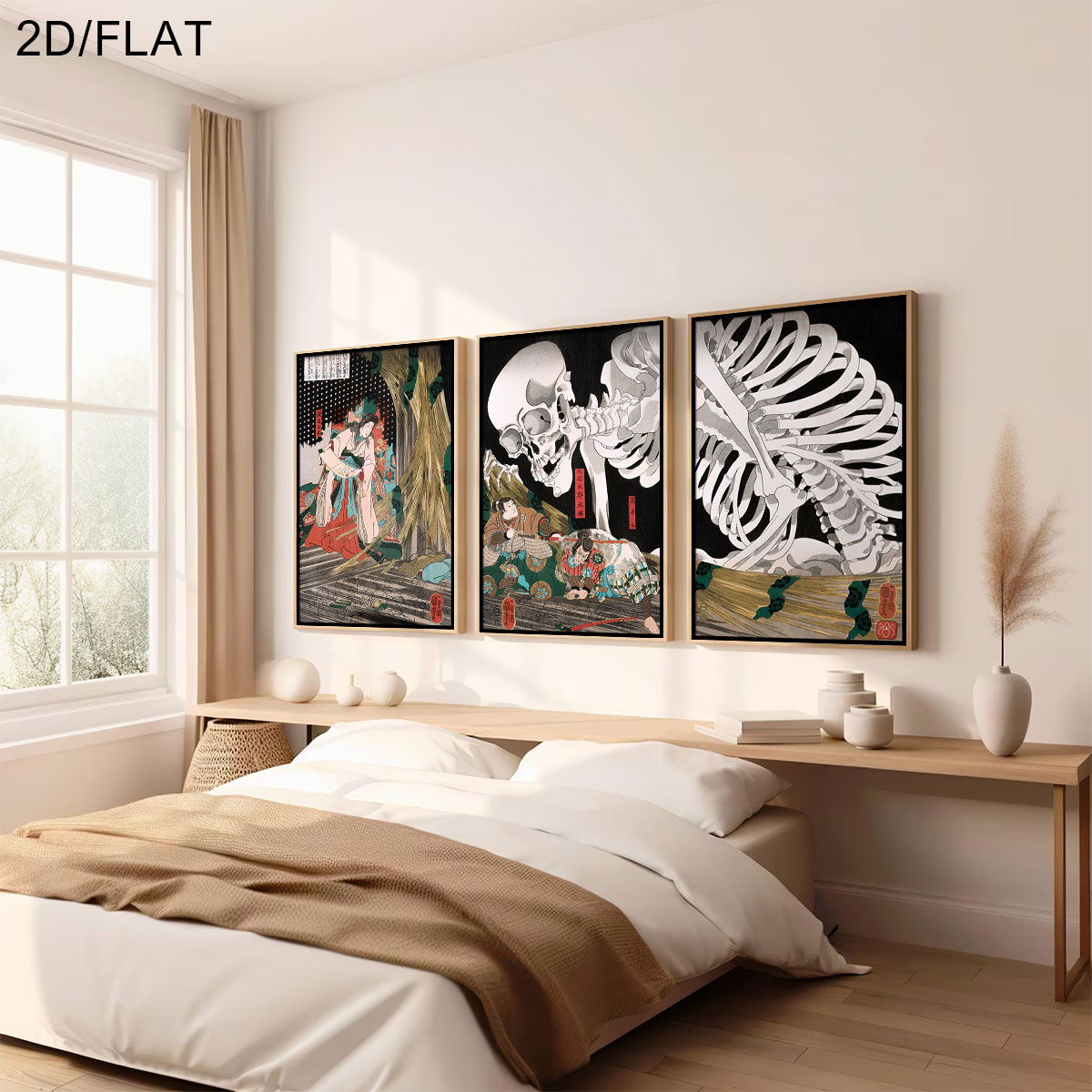 3 قطع من لوحات قماشية فنية بتص - مراجعة Home Decor Quirky وسعره