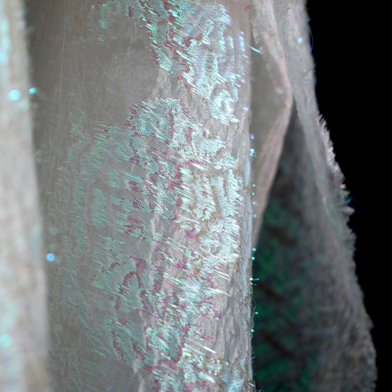 قماش مطوي ثلاثي الأبعاد لامع ب - مراجعة Home Decor Fabric وسعره
