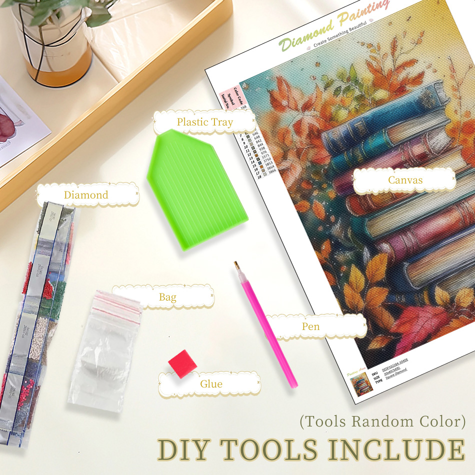 لوحة فنية ماسية خماسية الأبعاد - مراجعة Home Decor Diy Ideas وسعره