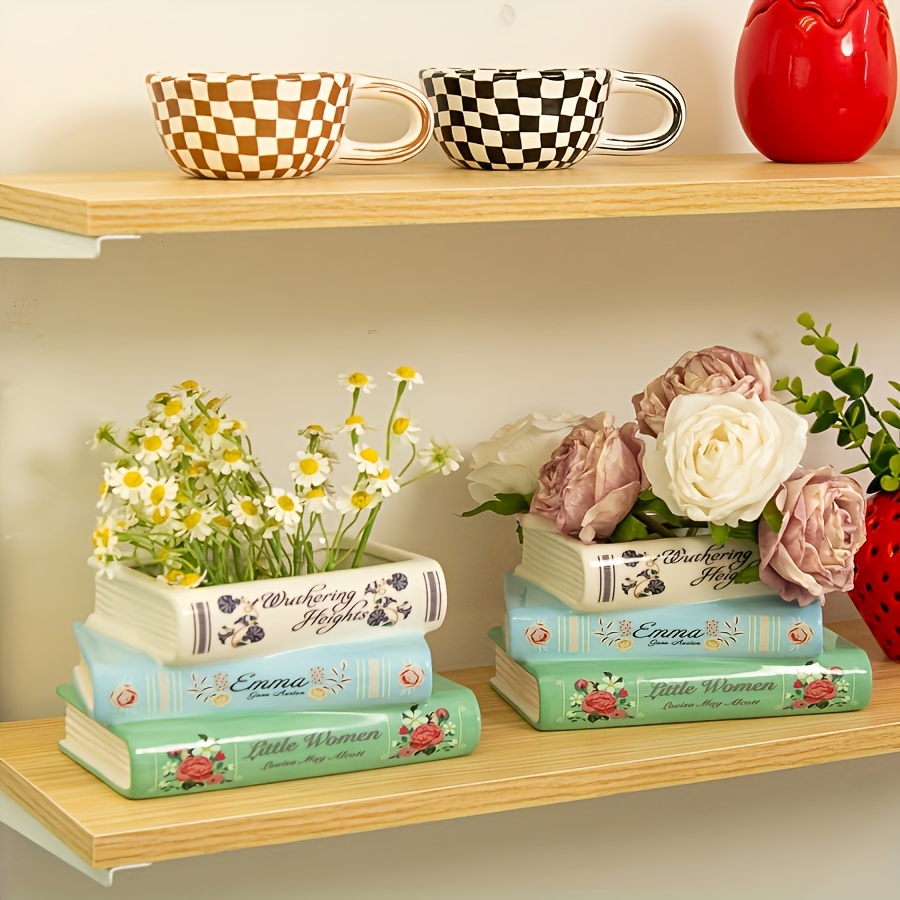 1 قطعة مزهرية كتاب سيراميك إبد - مراجعة Home Decor Dopamine وسعره