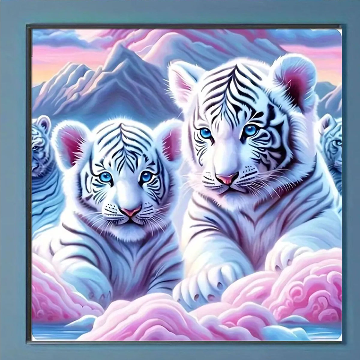 مجموعة طلاء الماس Tiger 5D، مج - مراجعة Home Decor Diy Ideas وسعره