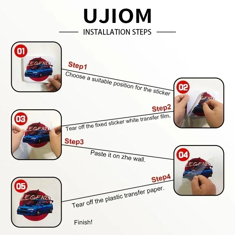 UJIOM ملصق جداري من PVC بتصميم - مراجعة Home Decor Ai Free وسعره