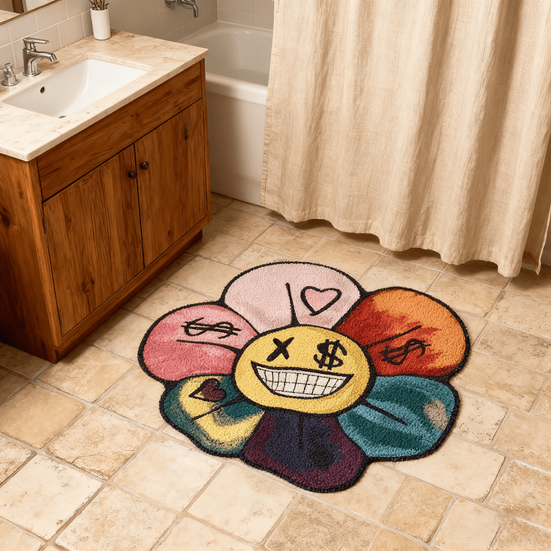 سجادة غرفة نوم إبداعية ملونة م - مراجعة Home Decor Dopamine وسعره
