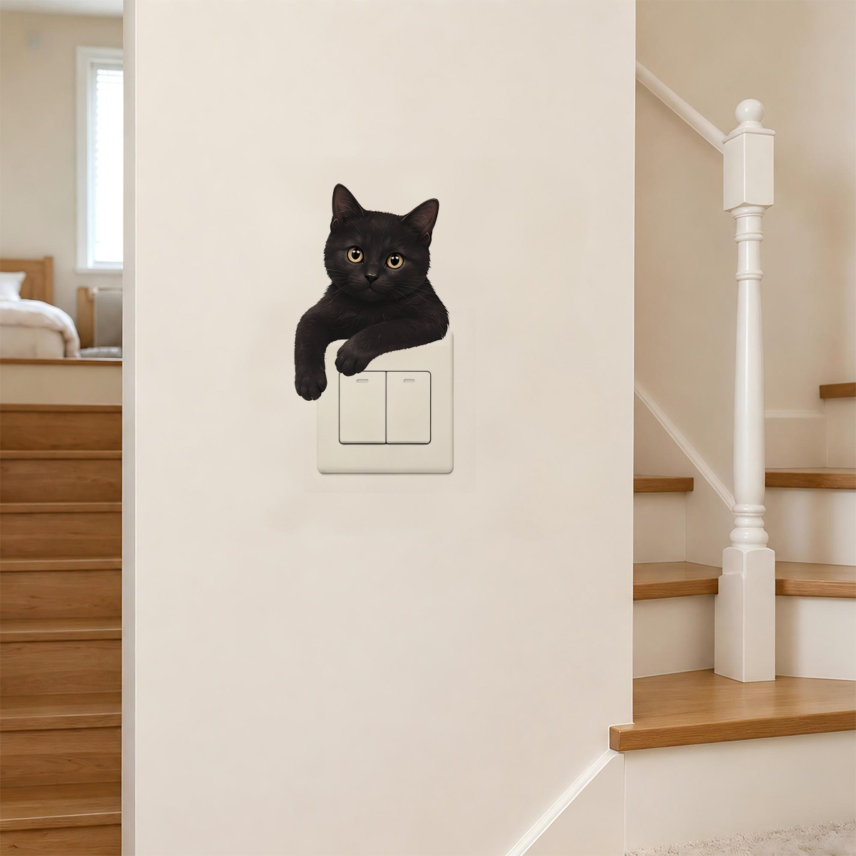 ملصقات جدارية لطيفة على شكل قط - مراجعة Home Decor Outlet وسعره