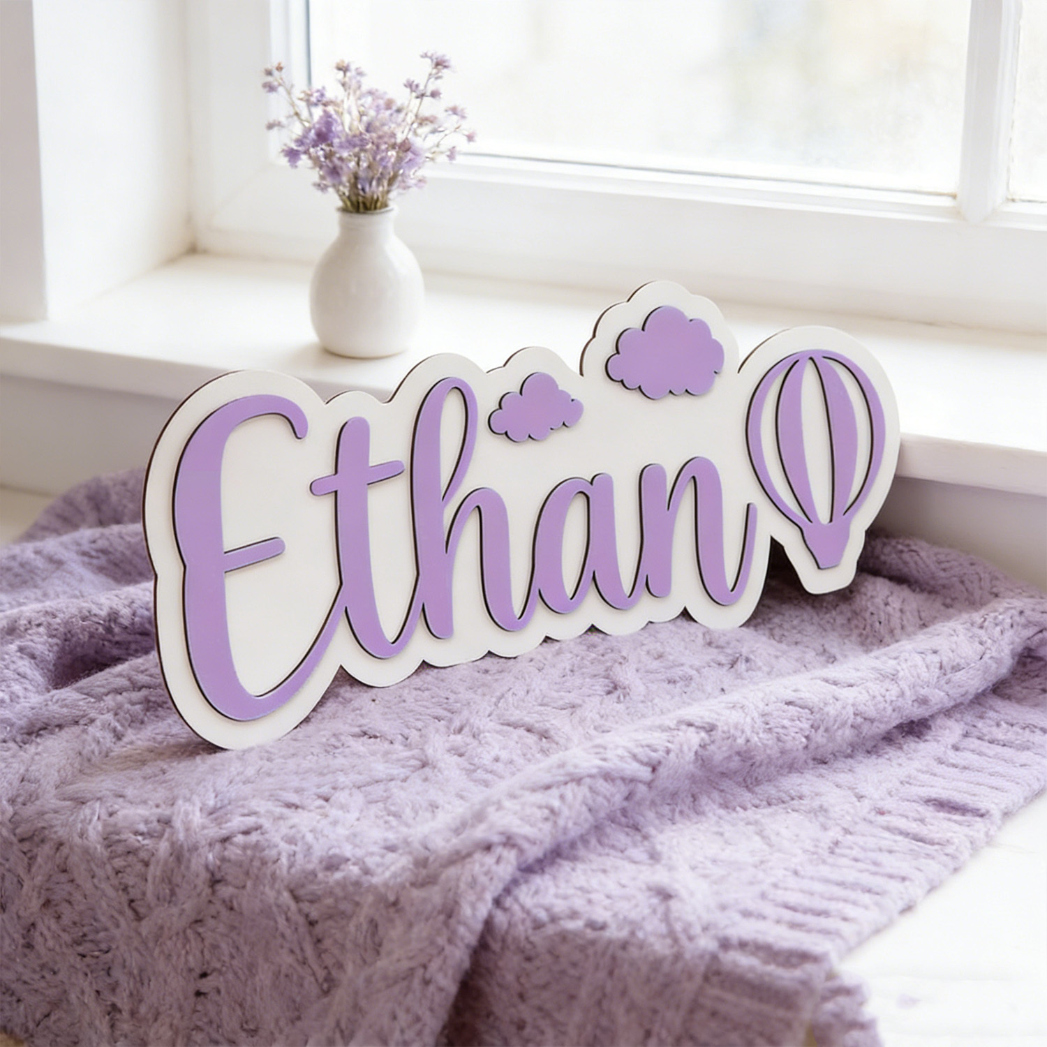 لافتة غرفة مخصصة على شكل منطاد - مراجعة Home Decor For Wedding وسعره
