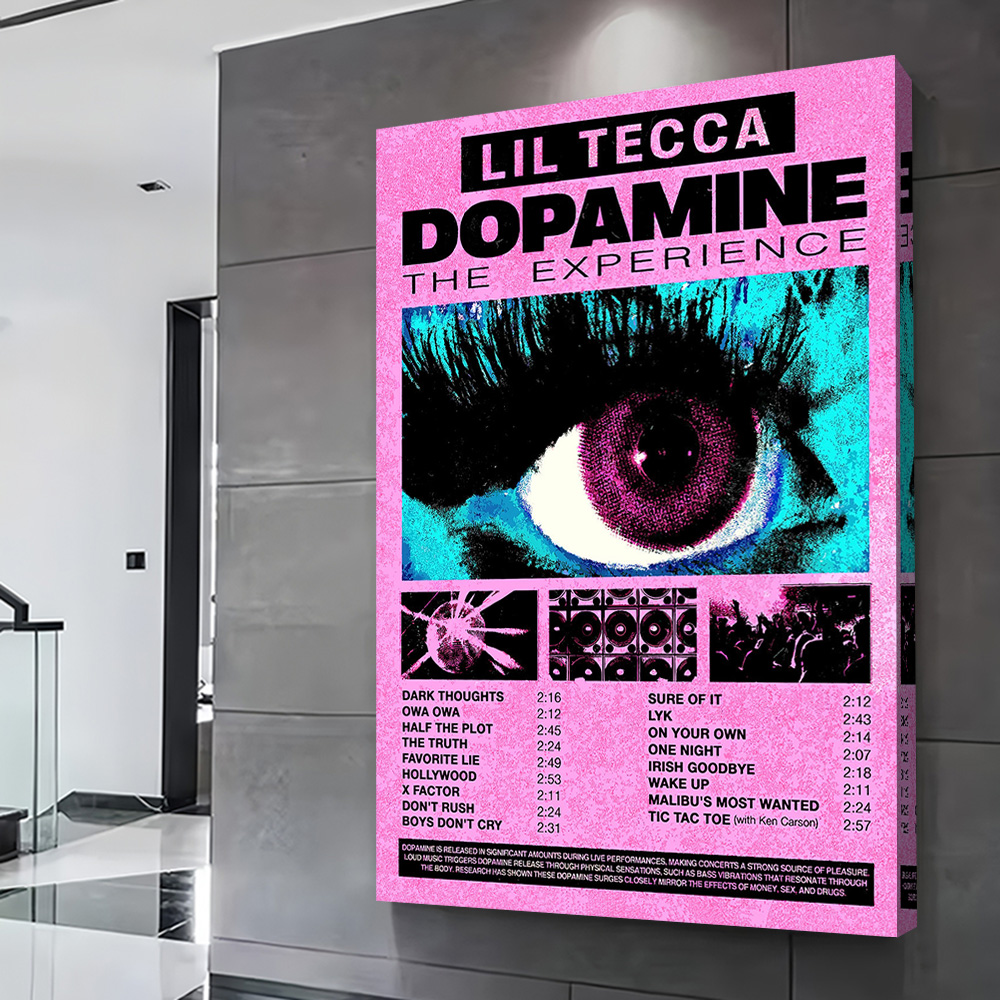 Lil Tecca الدوبامين غلاف الألب - مراجعة Home Decor Dopamine وسعره