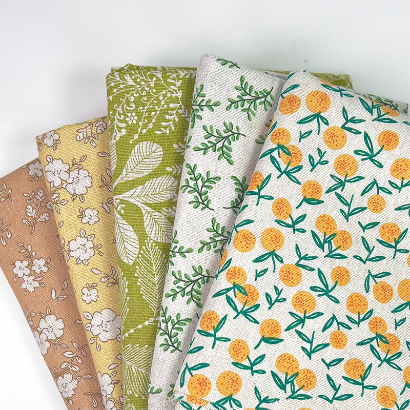 قماش قطني كتاني مطبوع بنقوش زه - مراجعة Home Decor Fabric وسعره