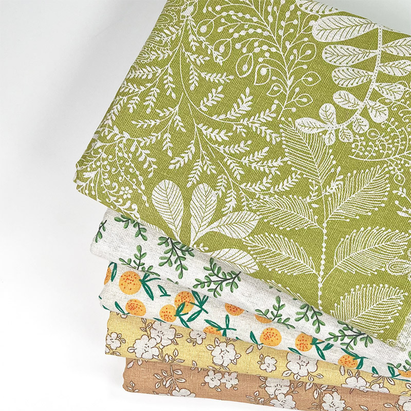 قماش قطني كتاني مطبوع بنقوش زه - مراجعة Home Decor Fabric وسعره