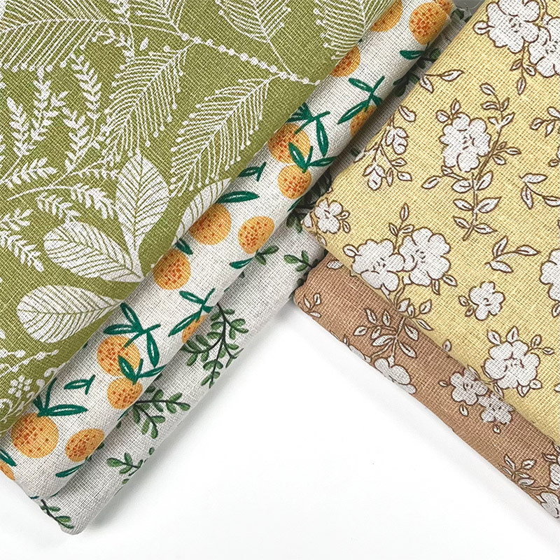 قماش قطني كتاني مطبوع بنقوش زه - مراجعة Home Decor Fabric وسعره