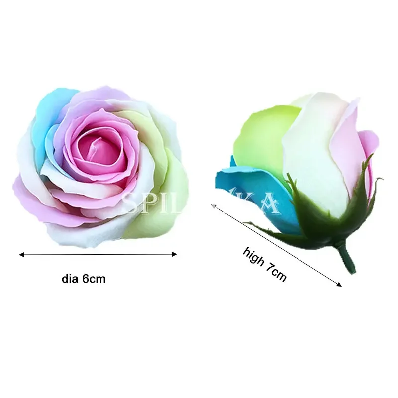 Spilewka 6X7cm الملونة روز زهر - مراجعة Home Decor For Wedding وسعره